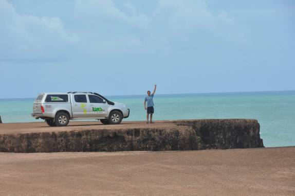 O magnífico Chapadão, no caminho entre a praia do Sagi e a Praia da Pipa - RN